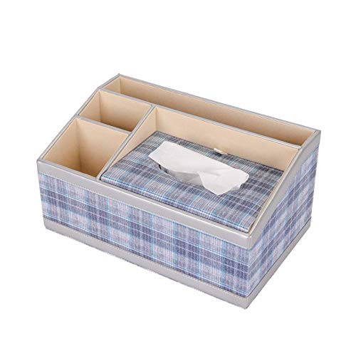 ZXGQF Tissue Box Pu Plaid Muster Papierhandtuchhalter Für Zuhause BüroAuto Dekoration Hotel Zimmer Tissue Box Halter