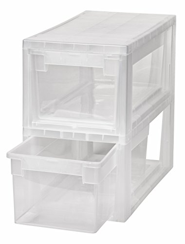 KREHER Aufbewahrungsbox »2x 7 Liter, mit Schubladen« 2er Set