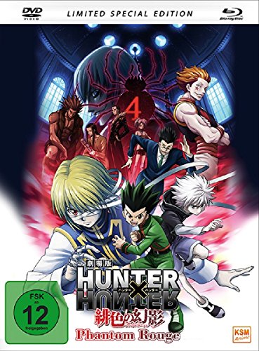 Ksm hunter x hunter - phantom rouge (br+dvd) min: 93+97dd5.1ws le mediabook, 2disc - k4682 - (blu-ray video / anime)