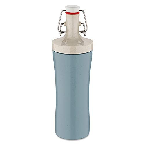 KOZIOL Trinkflasche "PLOPP TO GO", (1 tlg.), CO² neutral, Made in Germany. Biozirkulärer Kunststoff, 425 ml