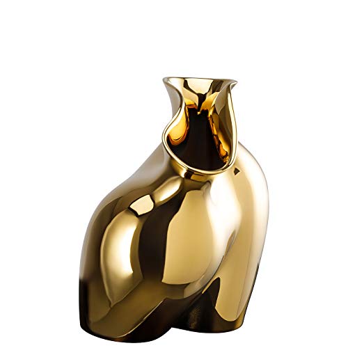 Rosenthal 14484-426157-26026 Vase - Blumenvase - La Chute - Gold titanisiert - 26 cm
