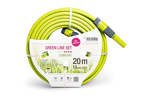 REHAU Gartenschlauch GREEN LINE 1/2 Zoll 20m Set
