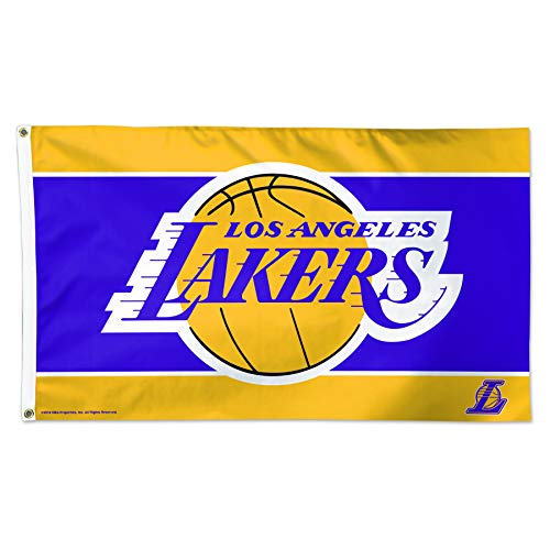 WinCraft Los Angeles Lakers Flagge, 90 x 150 cm, gestreift