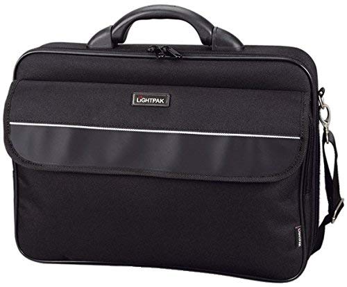 Lightpak Elite L Koffer schwarz – Taschen von Laptops (Koffer, schwarz, Polyester, 420 x 300 x 65 mm, 430 x 310 x 100 mm)