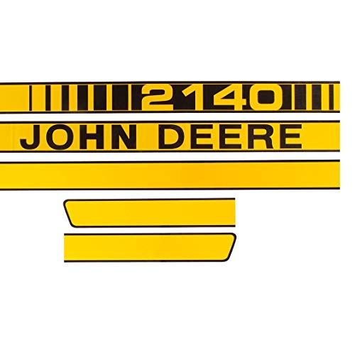 Aufklebersatz | passend zu John Deere | 2140 | Aufkleber | Logo | passend zu John Deere | Typaufkleber | Sticker | Trecker | Traktor | Schlepper | Agrar