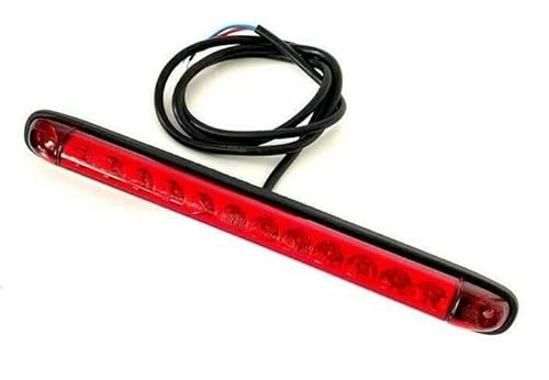 MelTruck® LED Rückleuchte mit Bremsleuchte Positionsleuchte 12V 24V Rot LKW PKW Anhänger