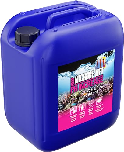 MICROBE-LIFT pH Increase - 5000 ml - Sichere und schnelle pH-Wert Anhebung für Meerwasseraquarien, unbedenklich für Fische, Korallen und Garnelen.