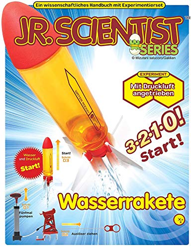 Wasserrakete Water Rocket Bausatz mit Lehrbuch in deutscher und englischer Sprache