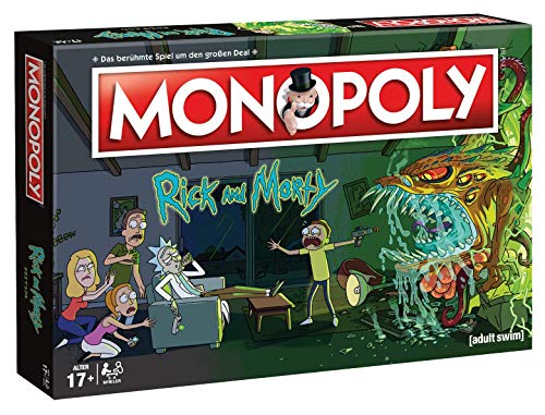 Winning Moves WIN45069 Monopoly - Rick and Morty Rick & Morty Brettspiele