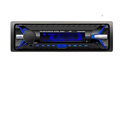 CMYX Auto-Stereo-EmpfäNger Autoradio AUX/TF/USB FM MP3 Spieler 1 DIN Audio Bluetooth Fernbedienung Stereo Fahrzeugwagen Abnehmbare Panel RDS Anrufe Entgegennehmen Und TäTigen