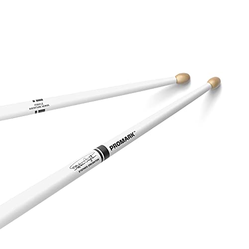 ProMark Drumsticks | Schlagzeug Sticks | PBSC-WHT Stephen Creighton Pipe Band Stick, weiß