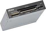 Akasa AK-ICR-09 ID und Smart Kartenleser 8,9 cm (3,5 Zoll) schwarz/weiß