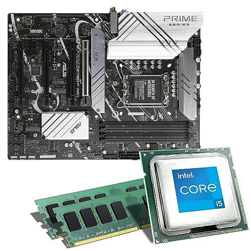 Mainboard Bundle | Intel Core i5-14600KF, 6X 3500 MHz, 32 GB DDR5-RAM, ASUS Prime Z790-P WiFi, 3X M.2 Port, PCIe 5.0 x16, USB 3.2 Gen2 | Tuning Kit | CSL PC Aufrüstkit