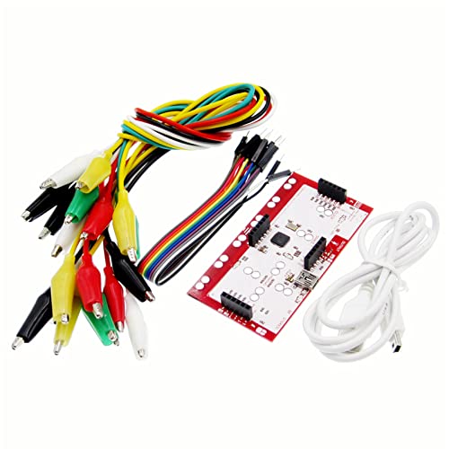 XTVTX 1 Set Makey Controller Modul Hauptcontroller Board DIY Kit mit integrierter Schaltung für USB Kabelclip