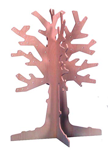 MontessoriPlus Jahreszeitenbaum aus Holz, ca. 50 cm zum gemeinsamen Dekorieren und Jahreszeiten kennen Lernen