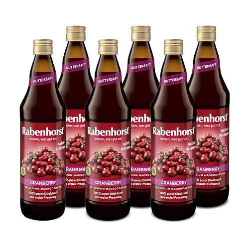 Rabenhorst Cranberry Muttersaft, 6er Pack (6 x 0.7 l)