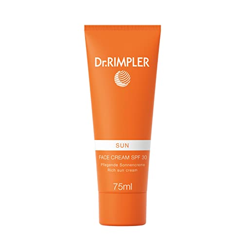 Dr. Rimpler - Sun Face Cream SPF 30 - Pflegende Sonnencreme mit besonders hohem Breitband-UV-Filter, Sonnenmilch, 1er Pack (1 x 75 ml)