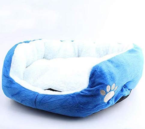 Flyinghedwig Katzenbett für Haustiere in Wabenstruktur in Wabenform rund oder Oval für Katzen und Hunde, klein