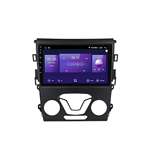 Autoradio Stereo GPS-Navigation für Ford Mondeo 2014–2019, Plug-and-Play, 9-Zoll-Touch-Display, Android 11, unterstützt Lenkradsteuerung, Bluetooth-Freisprechfunktion, integriertes CarPla