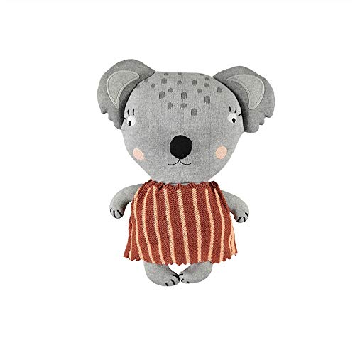 OyOy Mini Mami Koala Stofftier Koalabär - Süßes Baby Kinder Kissen Kuschelkissen und Schmusekissen - Baumwolle 38x28x12 cm