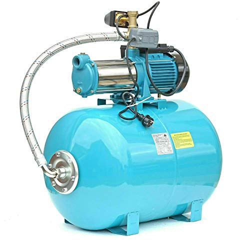 Hauswasserwerk 100L + Pumpe 1300W INOX + Pumpensteuerung Trockenlaufschutz