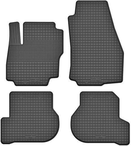 KO-RUBBERMAT Gummimatten Fußmatten 1.5 cm Rand geeignet zur Ford Grand C-MAX (Bj. 2010-2018) ideal angepasst 4 -Teile EIN Set