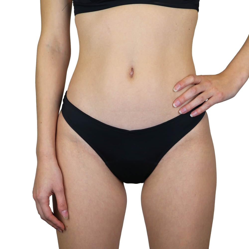 MYLILY Perioden Bikinihosen für Damen V-Shape L | Perioden Bademode zum Schwimmen | Period Swimwear