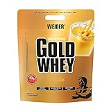 WEIDER Gold Whey Protein, Vanille, Whey Protein Eiweißpulver mit hohem Proteingehalt für Muskelaufbau, Protein Pulver mit wenig Kohlenhydraten und Fett, Low Carb ideal für die Diät, 2 kg