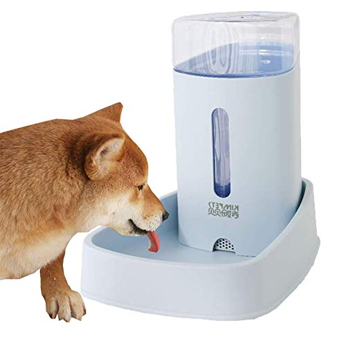 Automatischer Futterspender Futterspender Katze Katzenfutter Lagerung Hundenahrungsmittelschüssel Kätzchen-Nahrungsmittelzufuhr Wasser Hundenapf Blue,Water Feeder