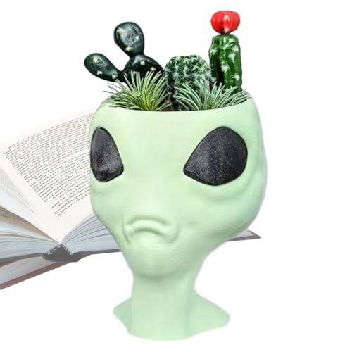 Umifica Alien-Blumentöpfe – Auffällige Pflanzgefäße aus Kunstharz, Gartenzubehör für Garten, Eingangshalle, Hof, Korridor, Balkon