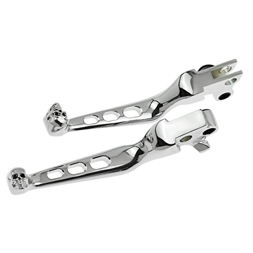 HDBUBALUS Motorcycle Brake Clutch Levers Fit for Harley Sportster 883 1200 Softail Dyna Road King Chrome
