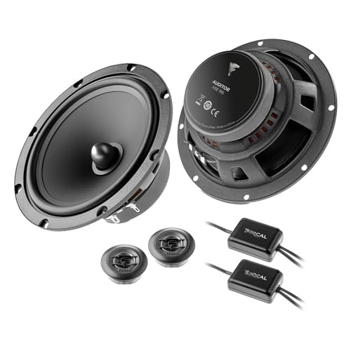 Mediadox Focal Front/Heck 16,5cm/165mm 2-Wege Kompo Auto Lautsprecher/Boxen/Speaker kompatibel mit Toyota I