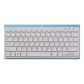 R-Go Compact Tastatur, QWERTY (UK), weiß, drahtgebundenen - Tastatur - QWERTY - GB - weiß