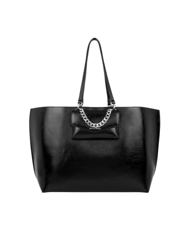 IDEAL OF SWEDEN Handtasche shopper mit abnehmbarer Telefontasche und magnetischem Verschluss (Glossy Black)