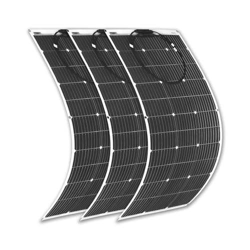 3 * 100W (300W) Solarpanel flexibel 18V - Solarmodul ideal für Gartenhaus,Camping,Wohnmobil.