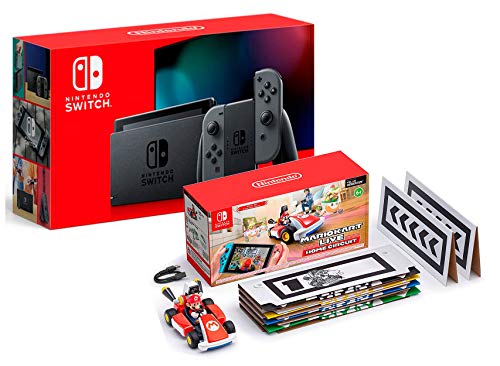Nintendo Switch V2 32Gb Grau [neues model] + Mario Kart Live: Home Circuit - Mario