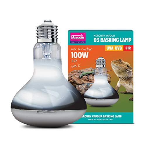 Arcadia D3 UV Basking Lampe 100W E27