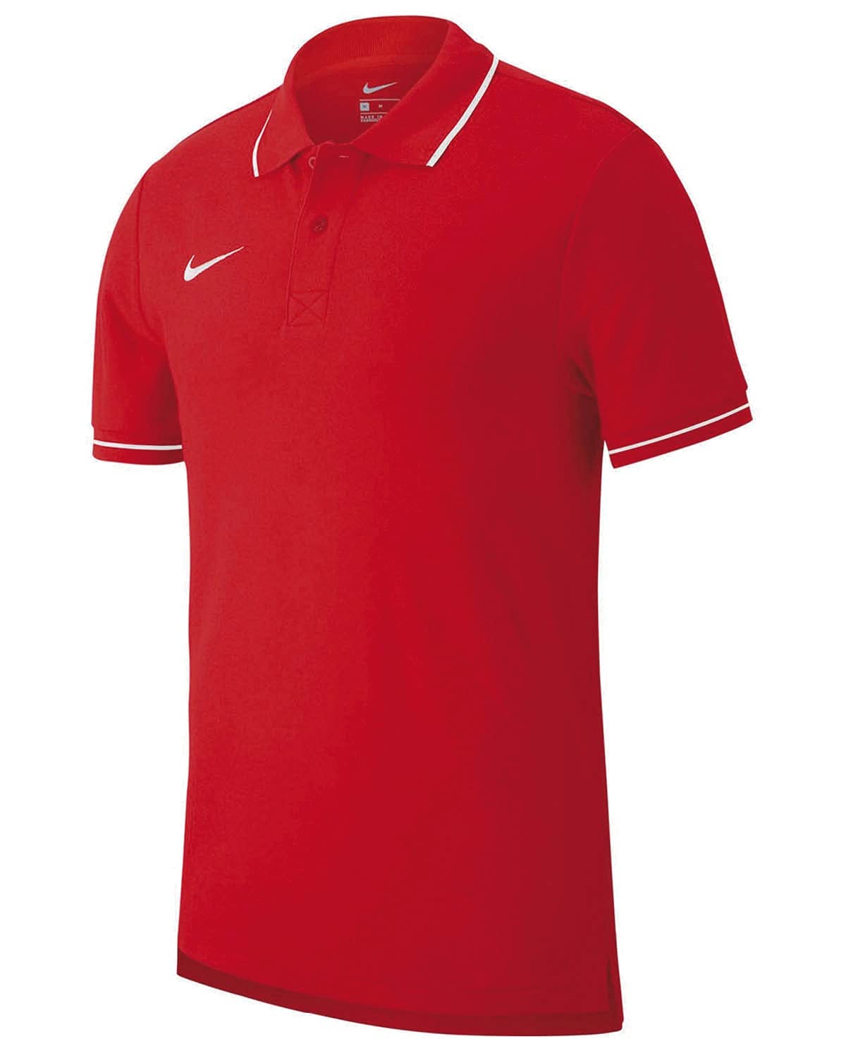 Nike Herren M TM CLUB19 SS Polo Shirt, Rot (University Red/White/657), S