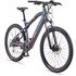 TELEFUNKEN E-Bike Mountainbike 27,5 Zoll, RH: 48 cm, 24-Gang - grau | rot