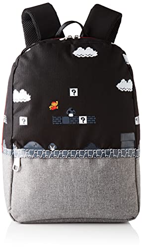 Difuzed Herren Nintendo-Super Mario 8Bit Placed Print Backpack Rucksack, Schwarz, 1