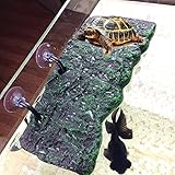 ROKF Schildkröten-Plattform, schwimmende Schildkröte, Pier, rechteckig, aus Polyfoam, Aquarium-Dekoration
