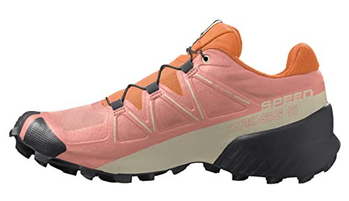 Salomon Damen Speedcross 5 Hiking Shoe, Blooming Dahlia/Black/Vibrant Orange, 36 EU