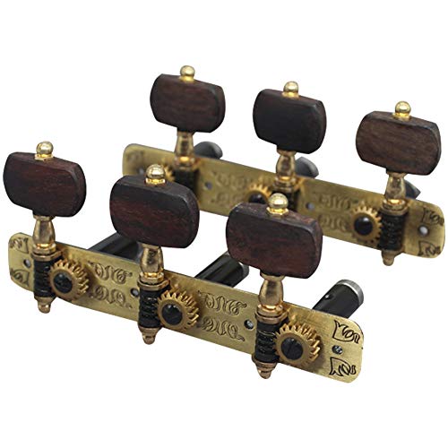 Lckiioy 2-Teilige Tuner für Klassische Gitarren Tuning Key Pegs MaschinenköPfe für Klassische Akustikgitarren