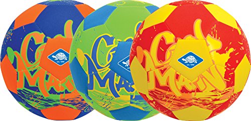 Schildkröt Neopren Beach-Soccerball, Ø21cm, Normale Größe 5, Fussball, Mehrfarbig, 5