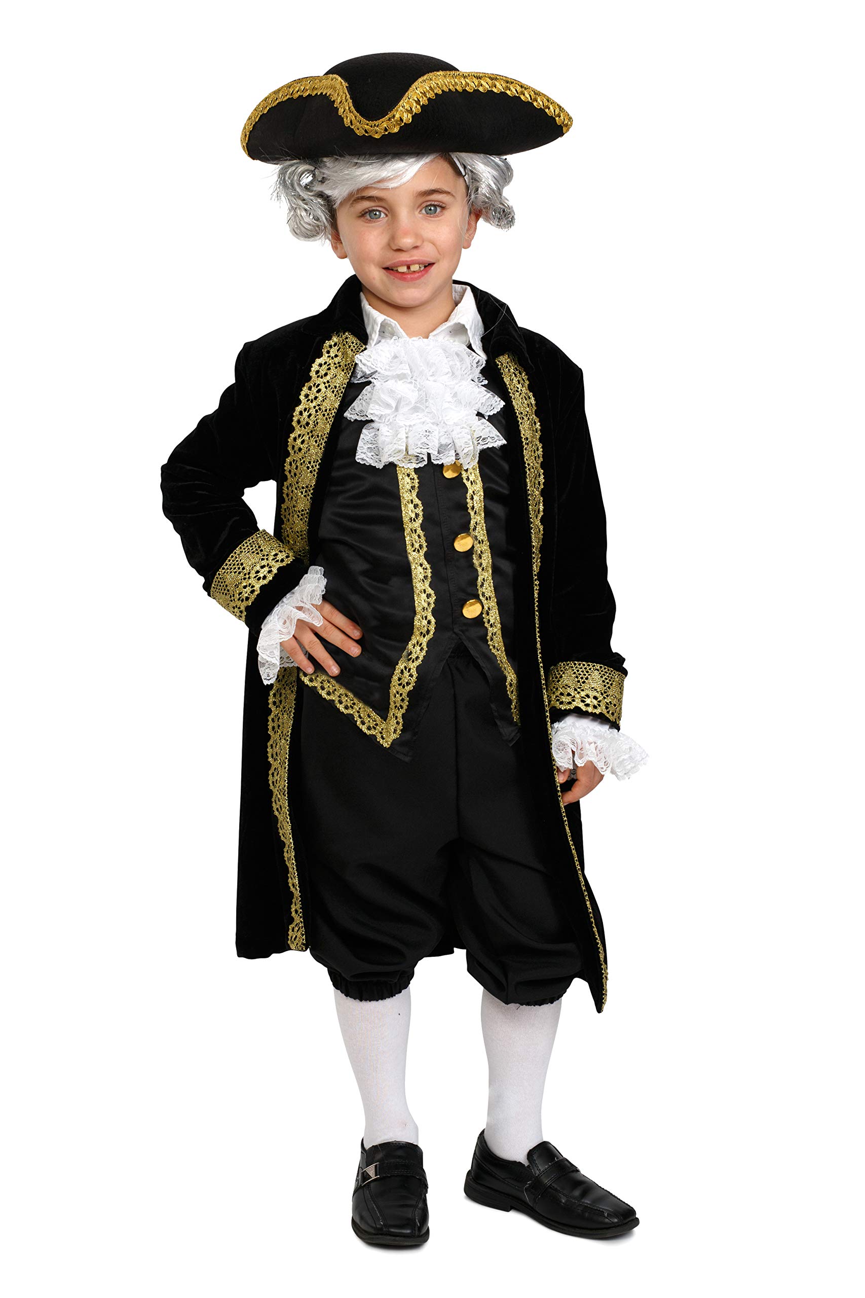 Dress Up America 879-T2 Historisches Outfit für Kinder Kids Historical Alexander Hamilton, Größe 1-2 Jahre (Taille: 61-66, Höhe: 84-91 cm)
