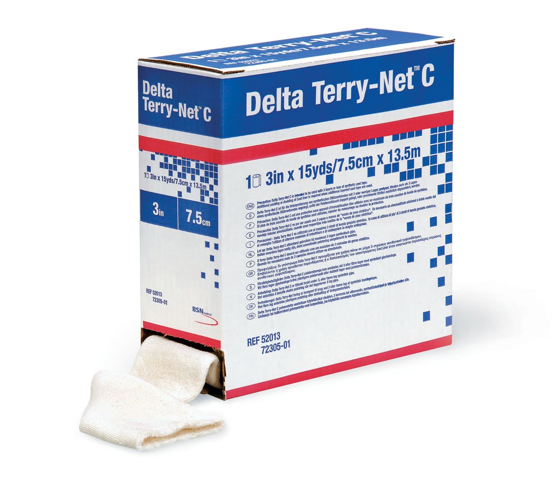 BSN Delta Terry-Net S m. Daumeneinschluss 7,6 x 38 cm 10 St.