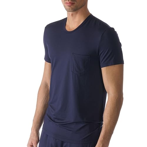 Mey Loungewear Serie Jefferson Modal Herren Homewear Shirts Blau M