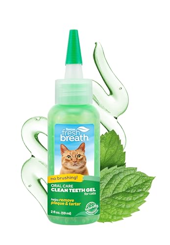 TropiClean Fresh Breath Oral Care Gel for Cat - Mh.-Gel für Katzen 59 ml