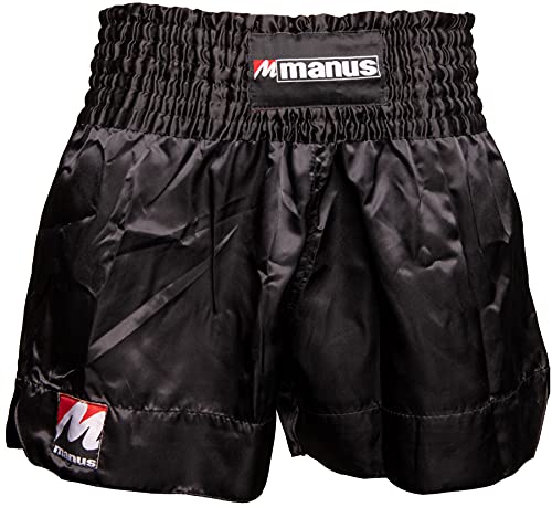 manus Kickbox-Shorts „Shadow“ - schwarz, Gr. S = 160 cm