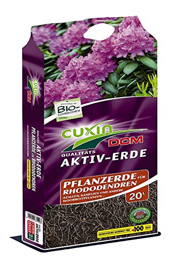4 x 20 Liter CUXIN AKTIV-ERDE Pflanzerde für Rhododendren